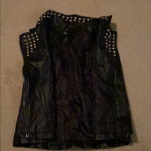 Black vest jacket